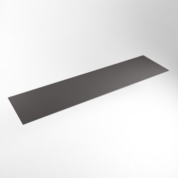 einbauplatte dunkelgrau solid surface 201 x 51 x 0,9 cm