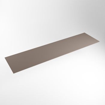 einbauplatte taupe solid surface 201 x 51 x 0,9 cm