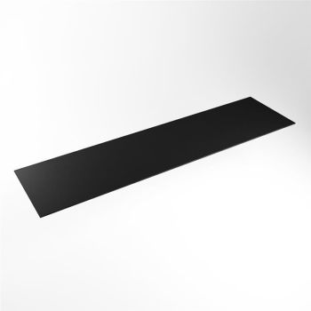 einbauplatte schwarz solid surface 201 x 51 x 0,9 cm