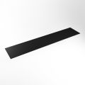einbauplatte schwarz solid surface 201 x 41 x 0,9 cm