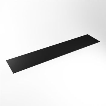 einbauplatte schwarz solid surface 200 x 41 x 0,9 cm