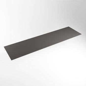 einbauplatte dunkelgrau solid surface 191 x 51 x 0,9 cm
