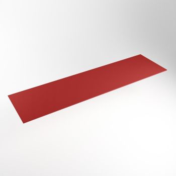 einbauplatte rot solid surface 191 x 51 x 0,9 cm