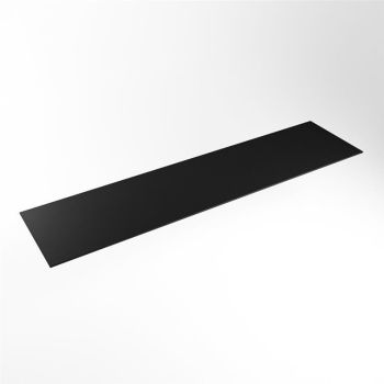 einbauplatte schwarz solid surface 191 x 46 x 0,9 cm