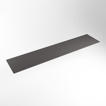 einbauplatte dunkelgrau solid surface 191 x 41 x 0,9 cm