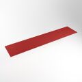 einbauplatte rot solid surface 191 x 41 x 0,9 cm