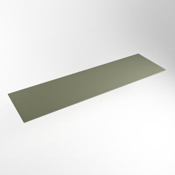 einbauplatte army gr&uuml;n solid surface 181 x 51 x 0,9 cm