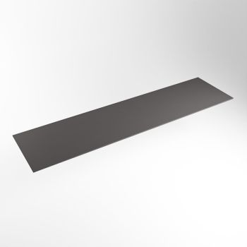 einbauplatte dunkelgrau solid surface 181 x 46 x 0,9 cm
