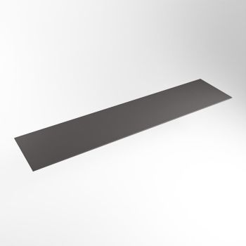 einbauplatte dunkelgrau solid surface 181 x 41 x 0,9 cm