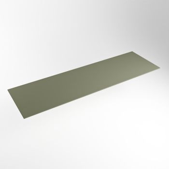 einbauplatte army gr&uuml;n solid surface 171 x 51 x 0,9 cm