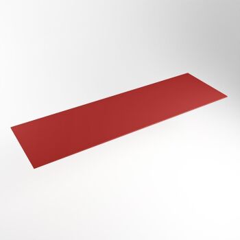 einbauplatte rot solid surface 171 x 51 x 0,9 cm
