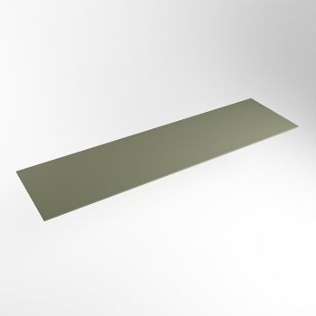 einbauplatte army gr&uuml;n solid surface 170 x 46 x 0,9 cm