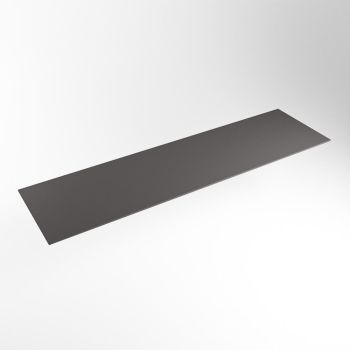 einbauplatte dunkelgrau solid surface 170 x 46 x 0,9 cm