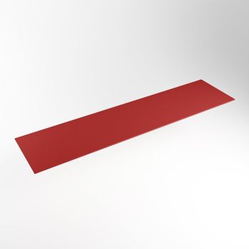 einbauplatte rot solid surface 170 x 41 x 0,9 cm