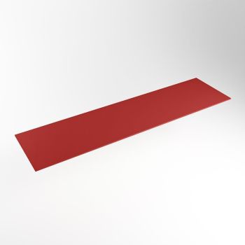 einbauplatte rot solid surface 161 x 41 x 0,9 cm