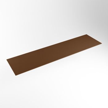 einbauplatte rost solid surface 161 x 41 x 0,9 cm