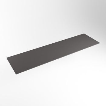 einbauplatte dunkelgrau solid surface 151 x 41 x 0,9 cm