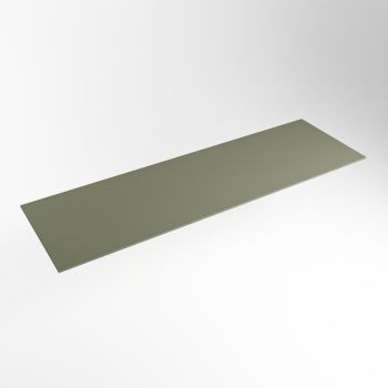 einbauplatte army gr&uuml;n solid surface 150 x 46 x 0,9 cm