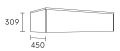 seitenschrank hängeschrank loor solid surface 110 cm m42127