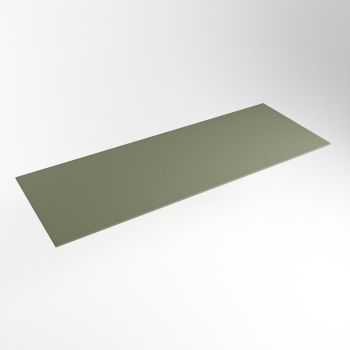 einbauplatte army gr&uuml;n solid surface 141 x 51 x 0,9 cm