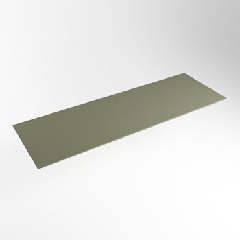 einbauplatte army gr&uuml;n solid surface 141 x 46 x 0,9 cm