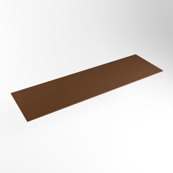 einbauplatte rost solid surface 141 x 41 x 0,9 cm