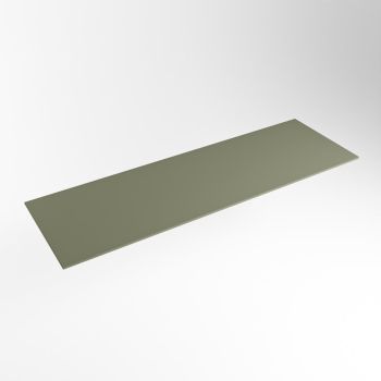 einbauplatte army gr&uuml;n solid surface 131 x 41 x 0,9 cm