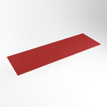 einbauplatte rot solid surface 131 x 41 x 0,9 cm