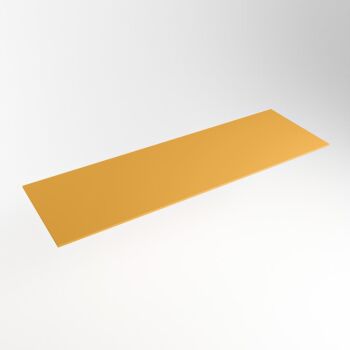 einbauplatte gelb solid surface 131 x 41 x 0,9 cm