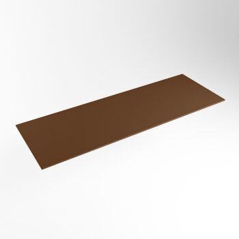 einbauplatte rost solid surface 121 x 41 x 0,9 cm