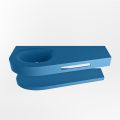 Frei hängende Waschtisch mit handtuchhalter blau 120 cm becken Blau matt RIVA D10093