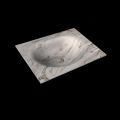 corian waschtisch 64 cm moon waschbecken mittig glace