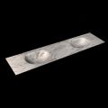 corian waschtisch 199 cm moon doppelbecken glace