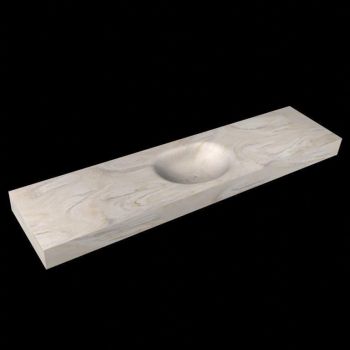 corian waschtisch 195 cm freihängend moon waschbecken mittig ostra