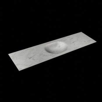 corian waschtisch 175 cm moon waschbecken rechts opalo