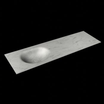 corian waschtisch 165 cm moon waschbecken links opalo