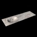 corian waschtisch 160 cm moon waschbecken links glace