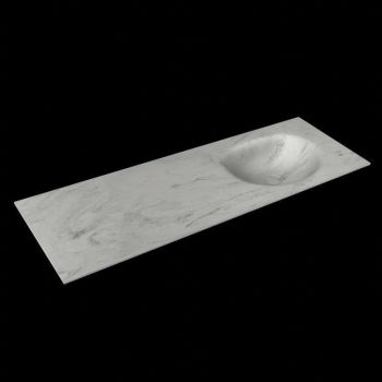 corian waschtisch 145 cm moon waschbecken rechts opalo