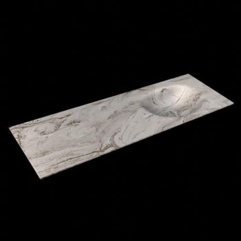 corian waschtisch 144 cm moon waschbecken rechts glace