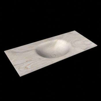 corian waschtisch 110 cm moon waschbecken mittig ostra