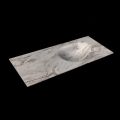 corian waschtisch 107 cm moon waschbecken rechts glace