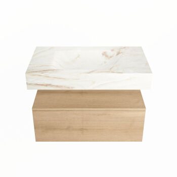 corian waschtisch set alan dlux 80 cm braun marmor frappe ADX80was1lM0fra