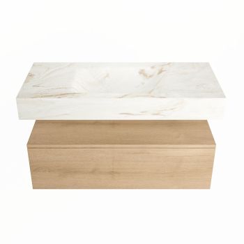 corian waschtisch set alan dlux 100 cm braun marmor frappe ADX100was1lM0fra