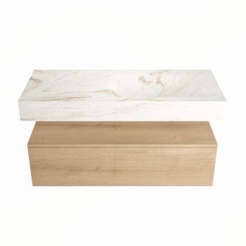 corian waschtisch set alan dlux 110 cm braun marmor frappe ADX110was1lR0fra