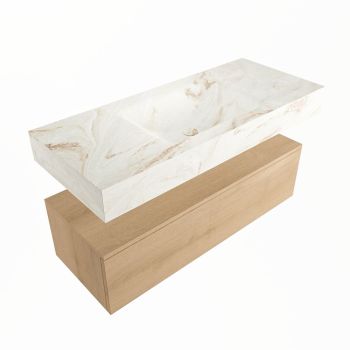 corian waschtisch set alan dlux 110 cm braun marmor frappe ADX110was1lM1fra
