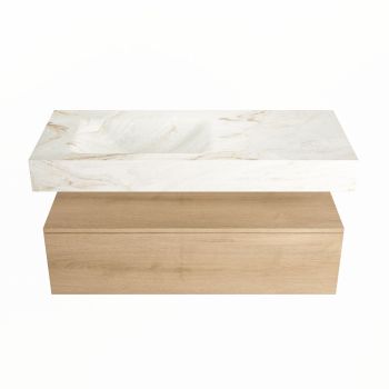 corian waschtisch set alan dlux 110 cm braun marmor frappe ADX110was1ll1fra
