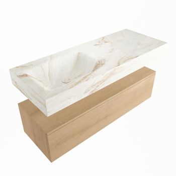 corian waschtisch set alan dlux 120 cm braun marmor frappe ADX120was1ll0fra