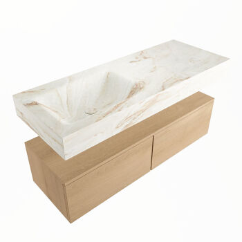 corian waschtisch set alan dlux 120 cm braun marmor frappe ADX120was2ll1fra