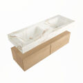 corian waschtisch set alan dlux 130 cm braun marmor frappe ADX130was2lD0fra