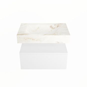 corian waschtisch set alan dlux 70 cm braun marmor frappe ADX70Tal1lM0fra
